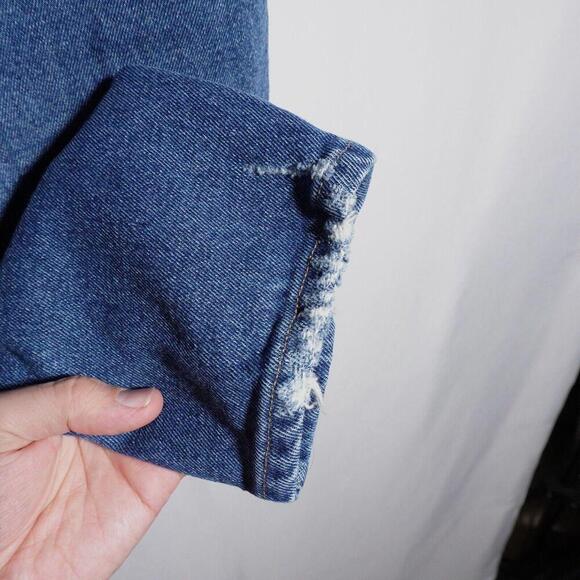 CLOSED ITALY Mens Unity Slim Jeans Blue Denim Distressed 32 Premium $280‎ Casual - Picture 6 of 14